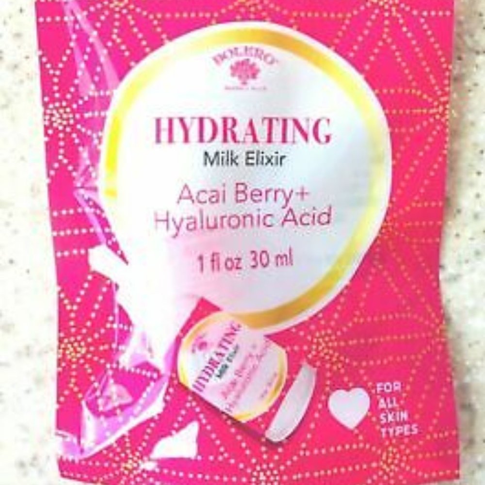 Hydrating Milk Elixir Acai Berry + Hyaluronic Acid, 1 oz By Bolero Beverly Hills